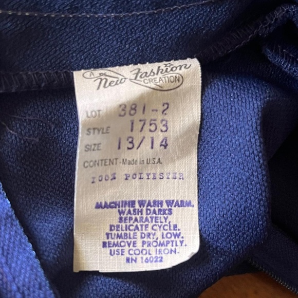 60’s/ 70’s VTG Belted New Fashion Creation Lace Detail Tunic Gogo Mini Dress - Picture 9 of 9